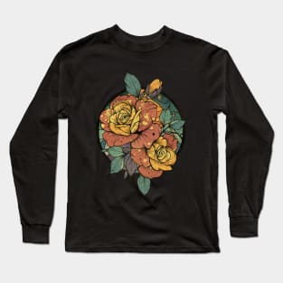 Colourful Flowers Long Sleeve T-Shirt